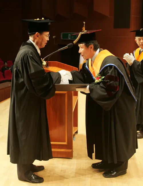 천일정기화물 박남도 회장 명예경영박사 수여