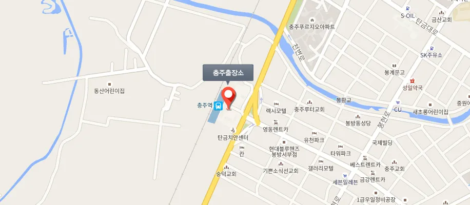 충주출장소 위치 지도