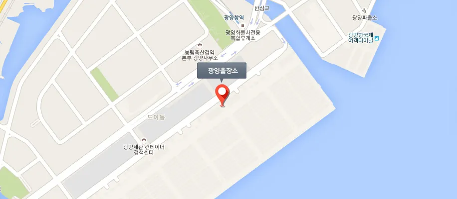 광양출장소 위치 지도